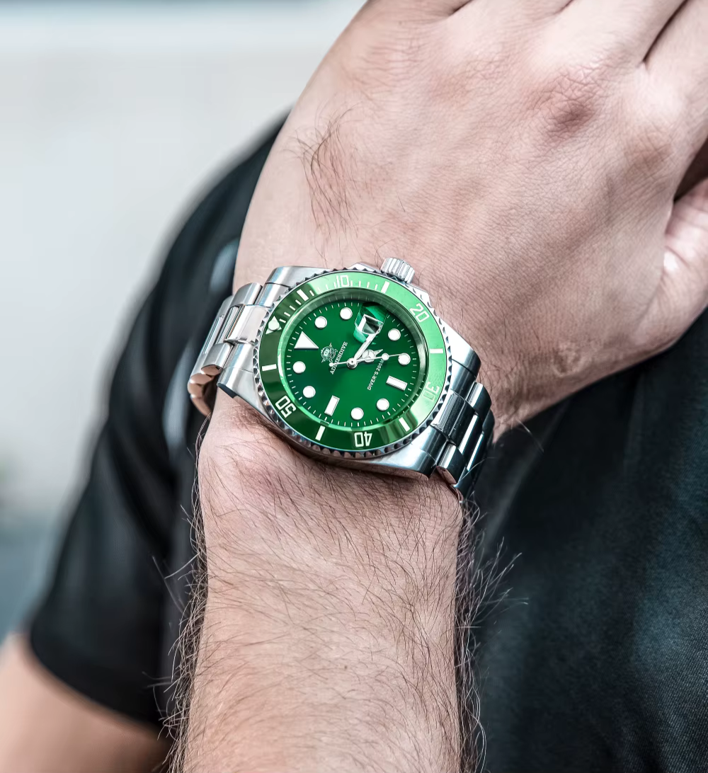 MEN'S WATCH AXION OCEANMASTER MY-H3 - GREEN