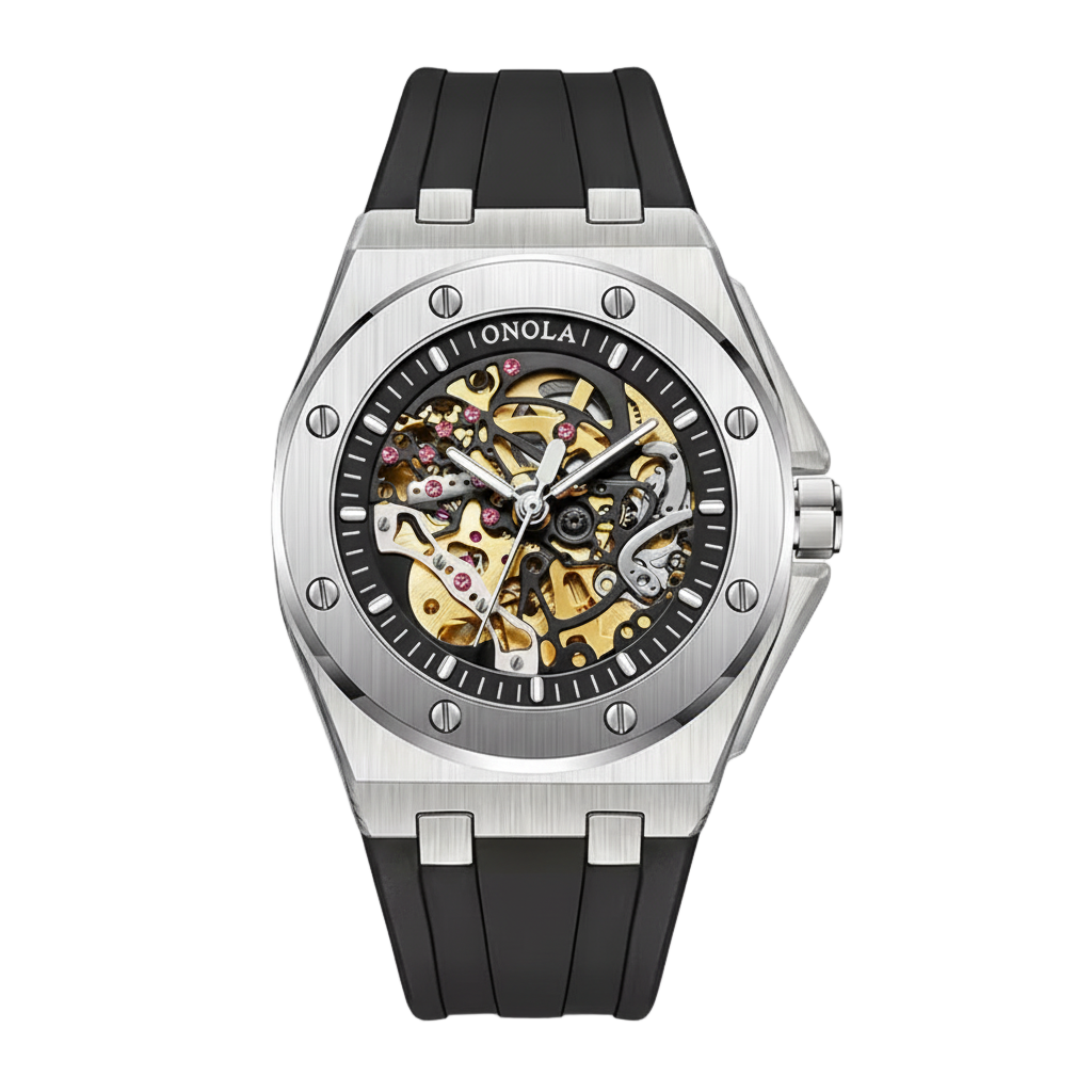 MEN'S WATCH AXION RIO - SILVER BLACK