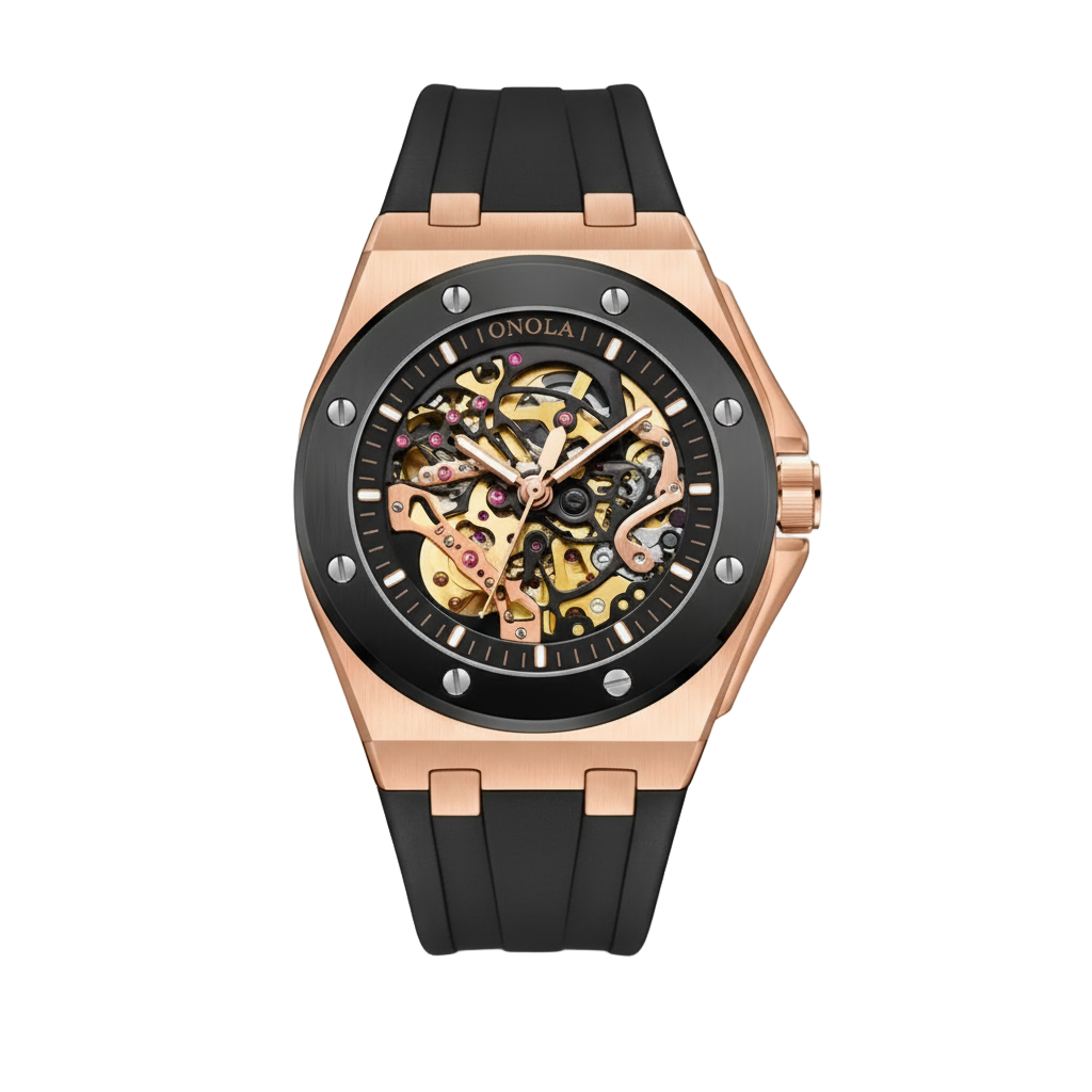 MEN'S WATCH AXION RIO - ROSE GOLD BLACK