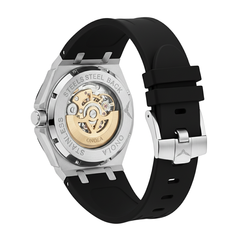 MEN'S WATCH AXION RIO - SILVER BLACK