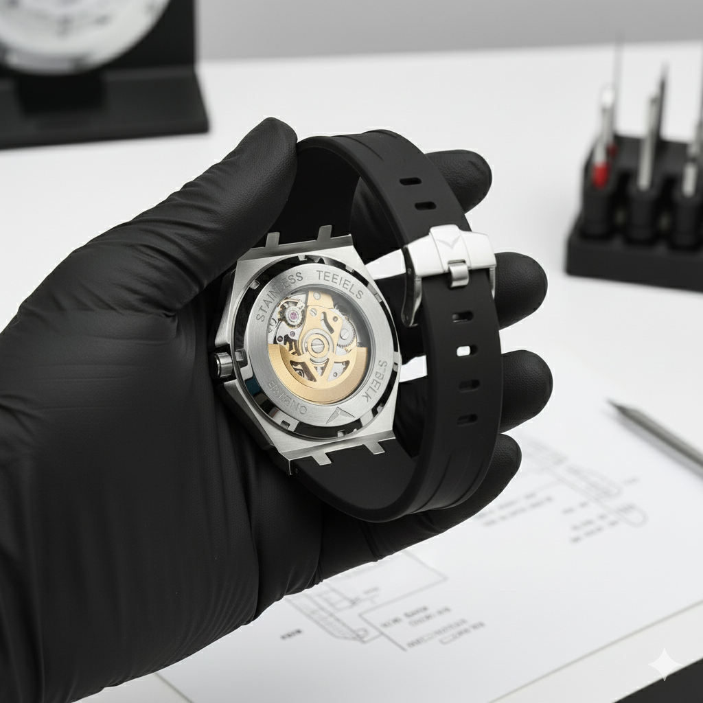 MEN'S WATCH AXION RIO - SILVER BLACK