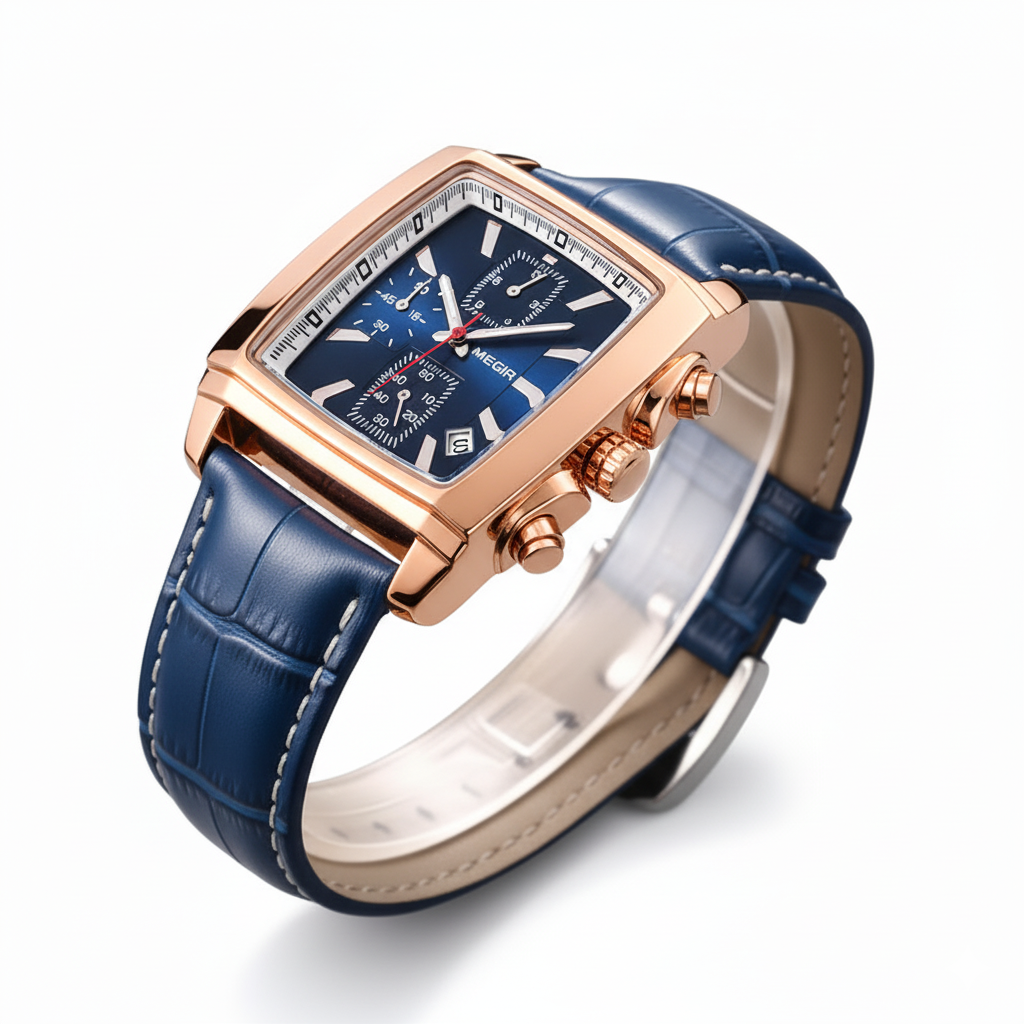 MEN'S WATCH AXION MONARCH - GOLDEN BLUE