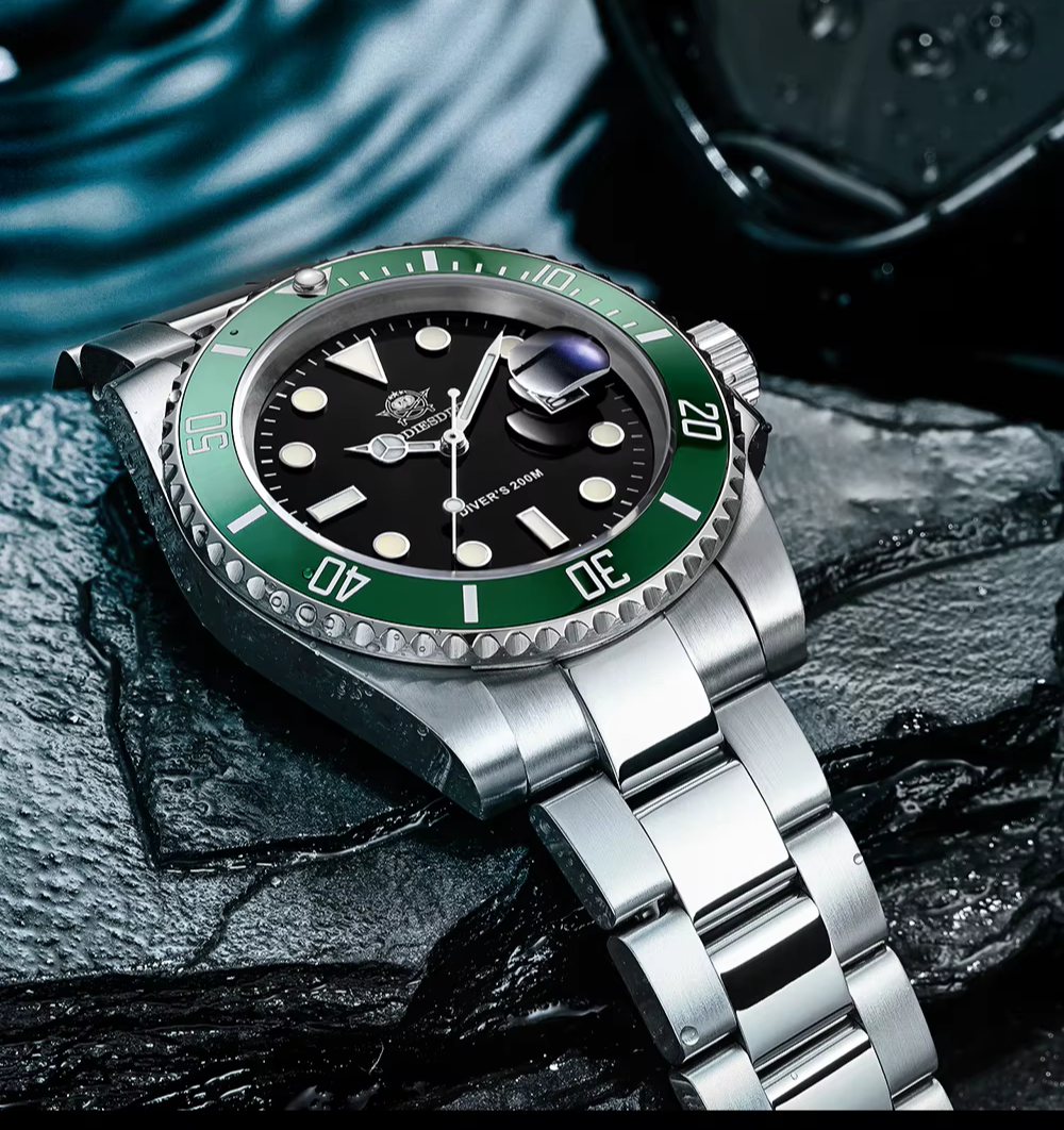 MEN'S WATCH AXION OCEANMASTER MY-H3 - GREEN