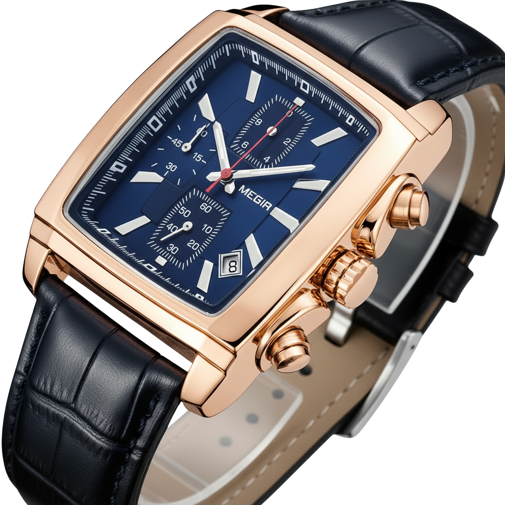 MEN'S WATCH AXION MONARCH - GOLDEN BLUE